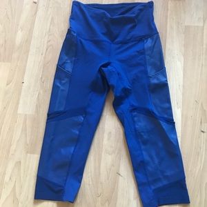 Ele.ment blue high waisted leggings size medium